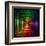 Shining Lights Rainbow Colors Frame-art_of_sun-Framed Art Print