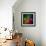 Shining Lights Rainbow Colors Frame-art_of_sun-Framed Art Print displayed on a wall