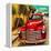 Shining Red Paintwork on Edited Scene of Classic Car in America-Salvatore Elia-Framed Premier Image Canvas