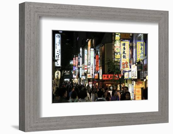 Shinjuku, central Tokyo, Japan, Asia-David Pickford-Framed Photographic Print