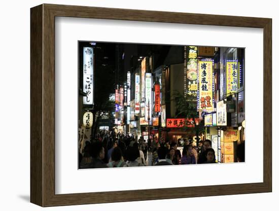 Shinjuku, central Tokyo, Japan, Asia-David Pickford-Framed Photographic Print