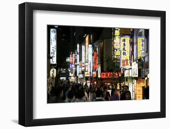 Shinjuku, central Tokyo, Japan, Asia-David Pickford-Framed Photographic Print