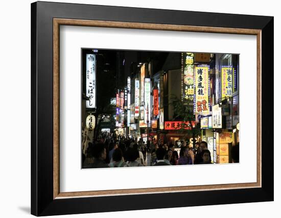 Shinjuku, central Tokyo, Japan, Asia-David Pickford-Framed Photographic Print