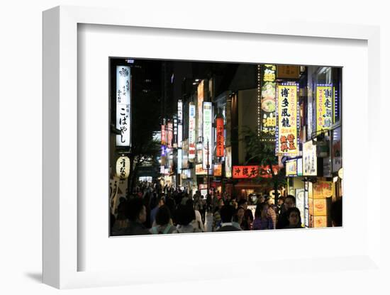 Shinjuku, central Tokyo, Japan, Asia-David Pickford-Framed Photographic Print