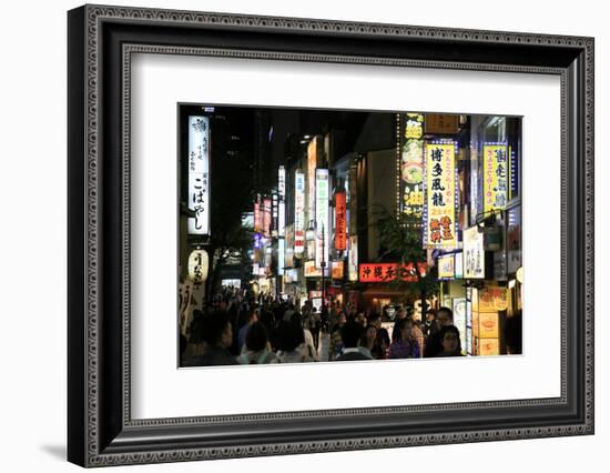 Shinjuku, central Tokyo, Japan, Asia-David Pickford-Framed Photographic Print