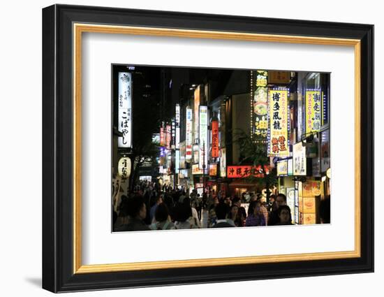 Shinjuku, central Tokyo, Japan, Asia-David Pickford-Framed Photographic Print