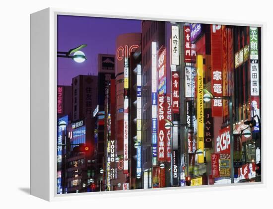 Shinjuku District, Tokyo, Japan-null-Framed Premier Image Canvas