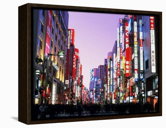 Shinjuku District, Tokyo, Japan-null-Framed Premier Image Canvas