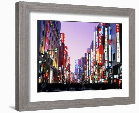 Shinjuku District, Tokyo, Japan-null-Framed Photographic Print