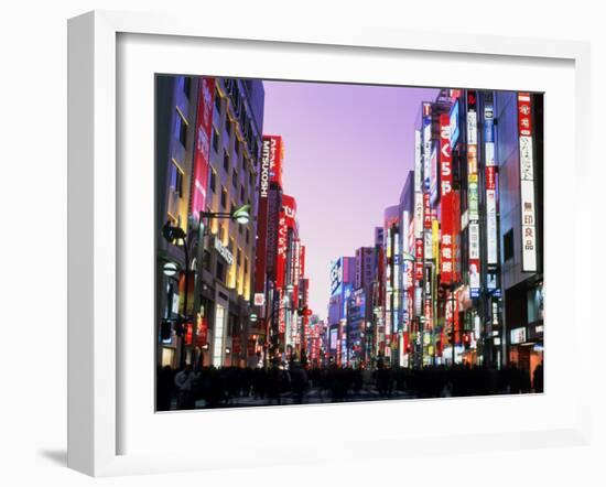 Shinjuku District, Tokyo, Japan-null-Framed Photographic Print