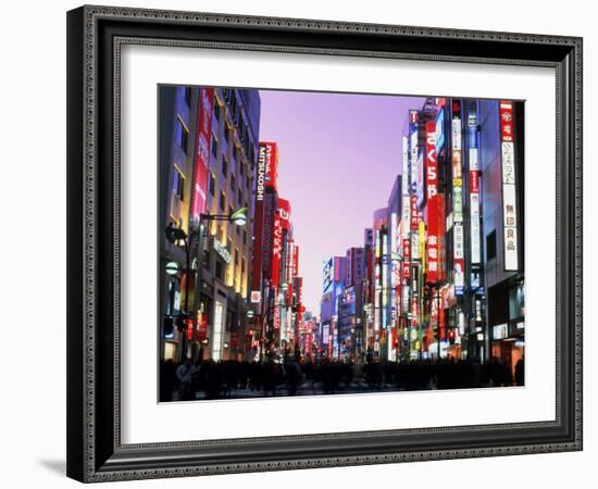 Shinjuku District, Tokyo, Japan-null-Framed Photographic Print
