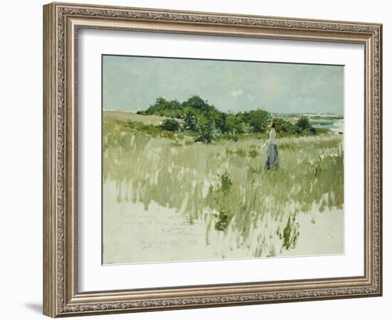 Shinnecock Hills (A View of Shinnecock), 1891-William Merritt Chase-Framed Giclee Print