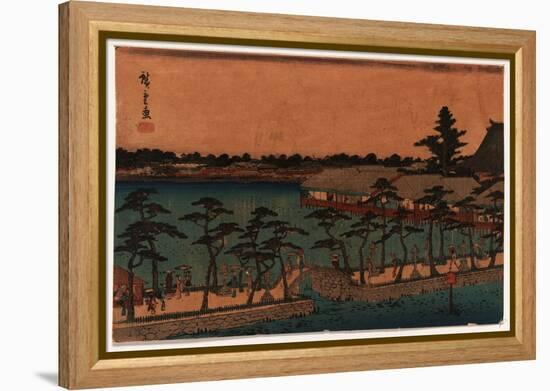 Shinobazu No Ike-Utagawa Hiroshige-Framed Premier Image Canvas