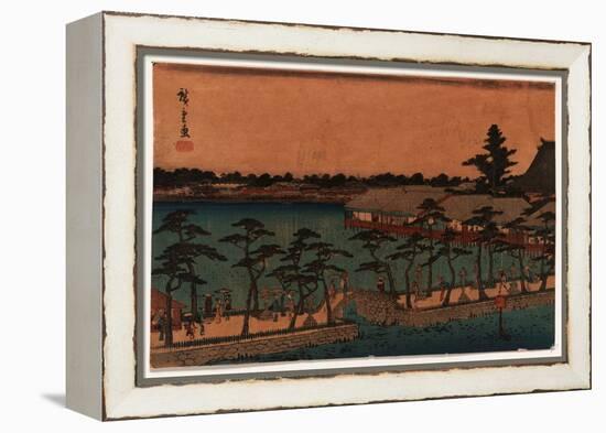 Shinobazu No Ike-Utagawa Hiroshige-Framed Premier Image Canvas