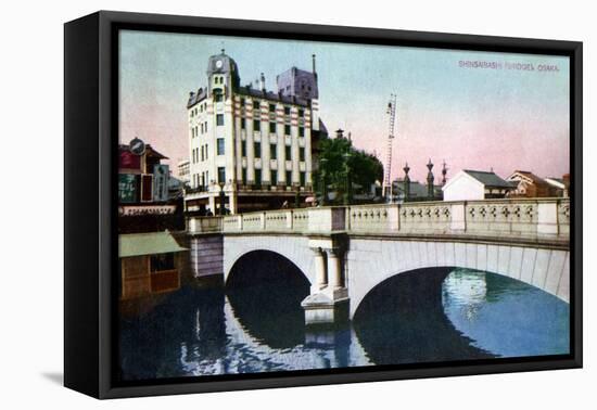 Shinsaibashi Bridge, Osaka, Japan, 20th Century-null-Framed Premier Image Canvas