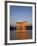 Shinto Shrine Illuminated at Dusk, Island of Honshu, Japan-Gavin Hellier-Framed Photographic Print