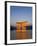 Shinto Shrine Illuminated at Dusk, Island of Honshu, Japan-Gavin Hellier-Framed Photographic Print