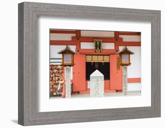 Shinto Shrine of Sumiyoshi Taisha, Osaka, Kansai, Japan-Ian Trower-Framed Photographic Print