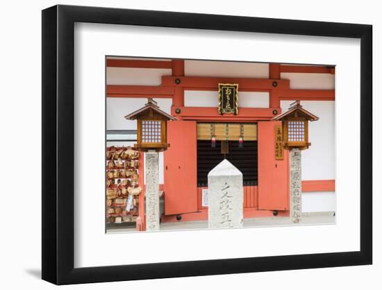 Shinto Shrine of Sumiyoshi Taisha, Osaka, Kansai, Japan-Ian Trower-Framed Photographic Print