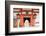 Shinto Shrine of Sumiyoshi Taisha, Osaka, Kansai, Japan-Ian Trower-Framed Photographic Print