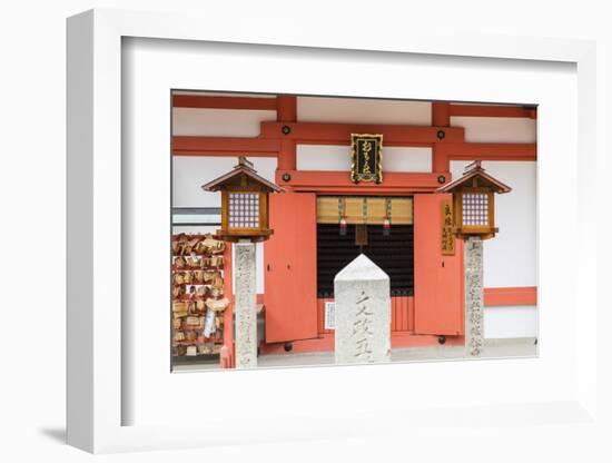 Shinto Shrine of Sumiyoshi Taisha, Osaka, Kansai, Japan-Ian Trower-Framed Photographic Print