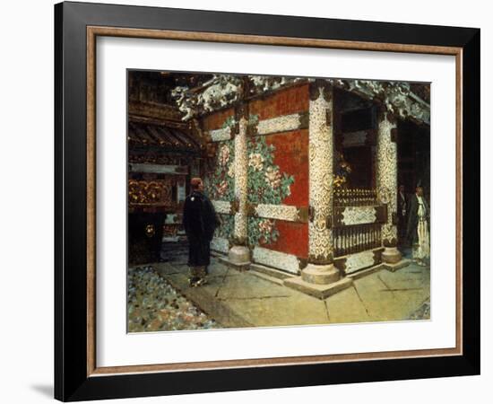 Shinto Temple in Nikko-Vasilij Vereshchagin-Framed Art Print