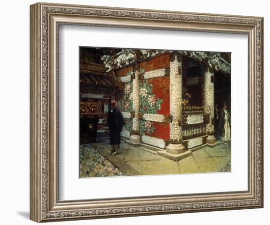 Shinto Temple in Nikko-Vasilij Vereshchagin-Framed Art Print