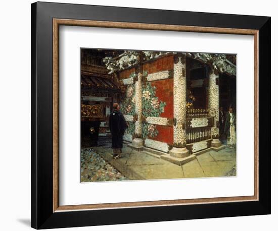 Shinto Temple in Nikko-Vasilij Vereshchagin-Framed Art Print