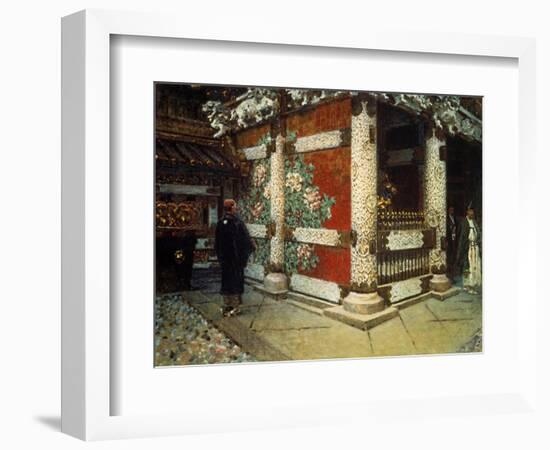 Shinto Temple in Nikko-Vasilij Vereshchagin-Framed Art Print