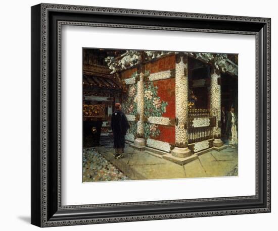 Shinto Temple in Nikko-Vasilij Vereshchagin-Framed Art Print