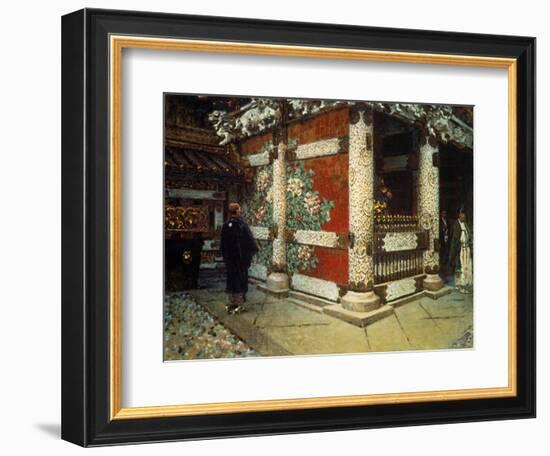 Shinto Temple in Nikko-Vasilij Vereshchagin-Framed Art Print