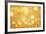 Shiny Golden Lights-SSilver-Framed Premium Giclee Print