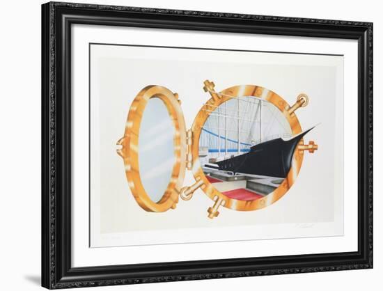 Ship Ahoy-Carmen Console-Framed Collectable Print