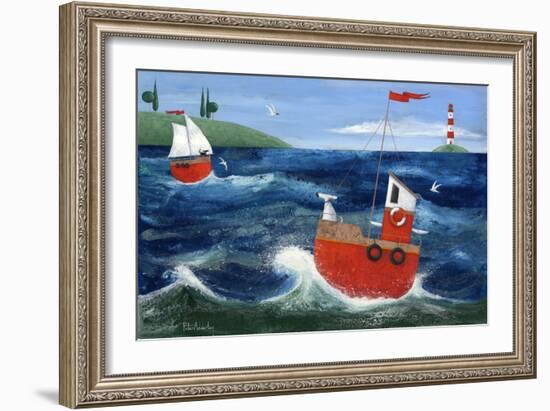 Ship Ahoy-Peter Adderley-Framed Art Print