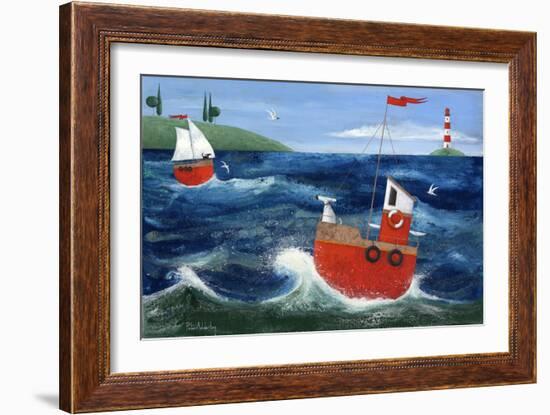 Ship Ahoy-Peter Adderley-Framed Art Print