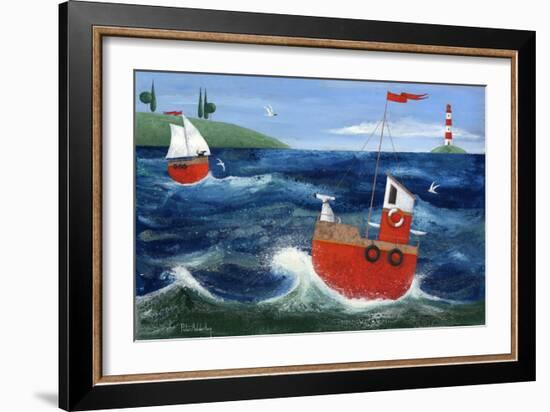 Ship Ahoy-Peter Adderley-Framed Art Print