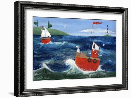 Ship Ahoy-Peter Adderley-Framed Art Print