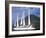 Ship and Stromboli Volcano, Le Ponant, Aeolian Islands, Sicily, Italy-Connie Bransilver-Framed Photographic Print