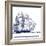 Ship at Sea-The Saturday Evening Post-Framed Giclee Print