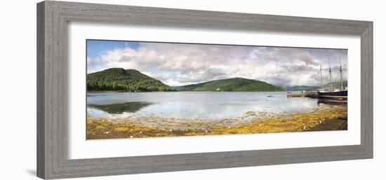 Ship at the Inveraray Maritime Museum, Inveraray, Loch Fyne, Argyll and Bute, Scotland-null-Framed Photographic Print