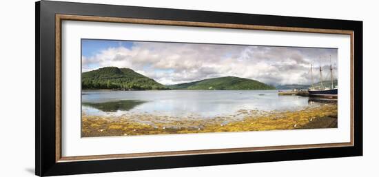 Ship at the Inveraray Maritime Museum, Inveraray, Loch Fyne, Argyll and Bute, Scotland-null-Framed Photographic Print