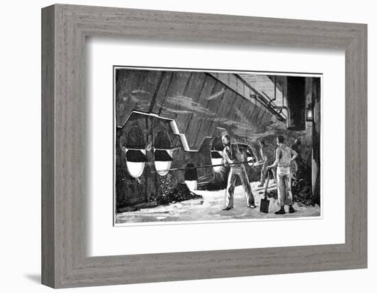 Ship Heating Room, 19th Century-Science Photo Library-Framed Photographic Print