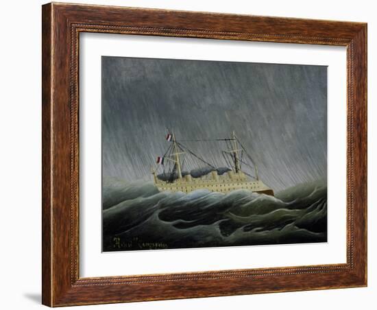 Ship in a Storm-Henri Rousseau-Framed Giclee Print