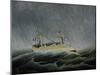 Ship in a Storm-Henri Rousseau-Mounted Giclee Print
