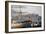 Ship in front of Alcatraz, Fishermans Wharf, San Francisco, California-Anna Miller-Framed Photographic Print