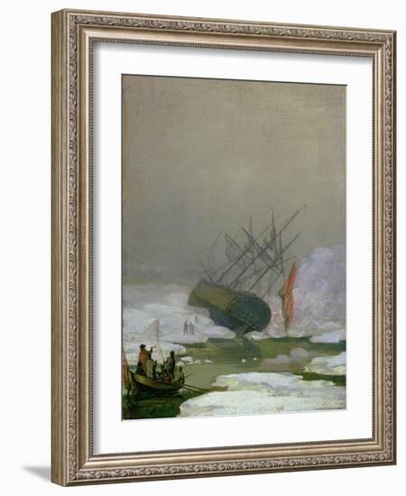 Ship in the Polar Sea, 12th December 1798-Caspar David Friedrich-Framed Giclee Print