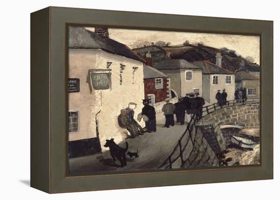 Ship Inn, Mousehole, 1930 (Oil on Board)-Christopher Wood-Framed Premier Image Canvas