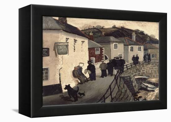 Ship Inn, Mousehole, 1930 (Oil on Board)-Christopher Wood-Framed Premier Image Canvas