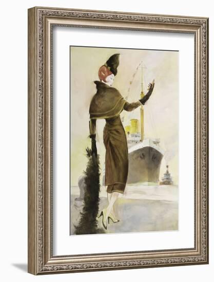 Ship Lady-Graham Reynold-Framed Art Print