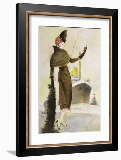 Ship Lady-Graham Reynold-Framed Art Print